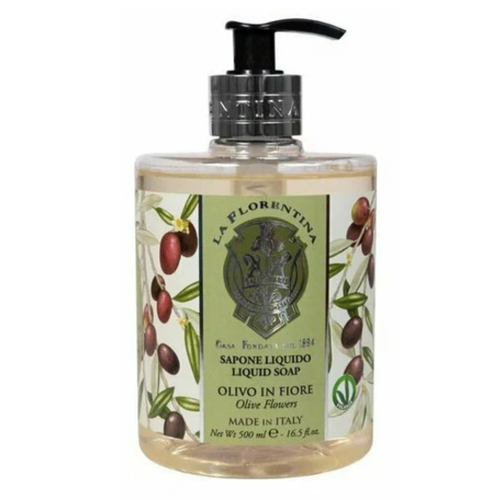 LA FLORENTINA мыло жидкое дозатор 500мл Цветы Оливы (08252) !!!!!