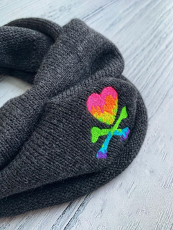 Шарф снуд женский зимний NEON