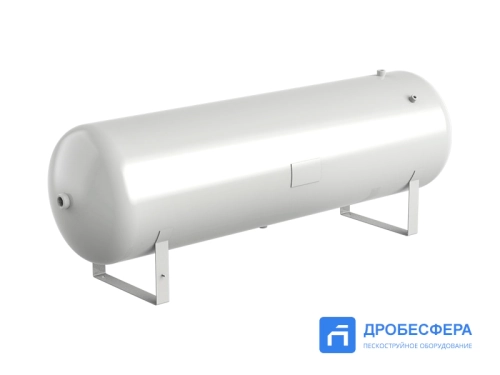 Ресивер для компрессора РГ 250/16 горизонтальный нержавеющая сталь