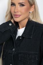 Жакет джинсовый Оклахома (черный) Б11268 LT Collection