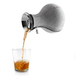 Чайник заварочный tea maker в неопреновом текстурном чехле, 1 л, темно-серый