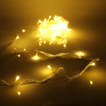 Гирлянда для дома «Bright light» 9,5м 100 ламп LED прозрач.пров.,8 реж, IP-20, Теплый белый (возможность соединения)