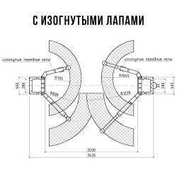 Двухстоечный автомобильный подъемник SYSTEM T4i 220V