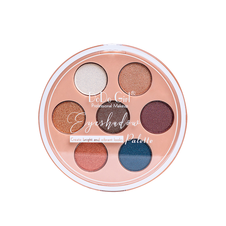 Тени для век DoDo Girl тон 02, 7 цветов, 12 г