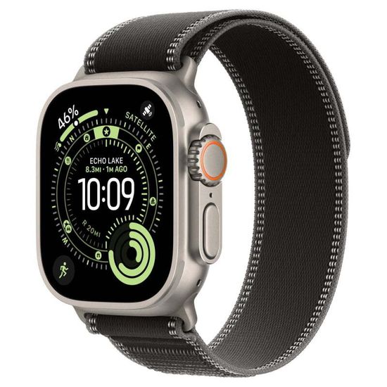 Apple Watch Ultra 3 (2025) 49mm Titanium Case / Black Charcoal Trail Loop