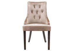 Стул Elegance dark walnut / fabric beige