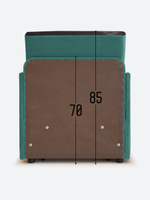 Кресло-кровать "Миник" с подлокотниками, купон Котенок в клубках