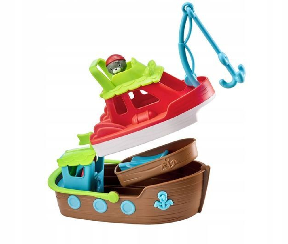 Игрушка для ванны Klorofil Fishing Cutter - 3 в 1 Лодка с фигуркой и  аксессуарами - Клорофил 3056567005023 купить в Москве | Доставка по России.