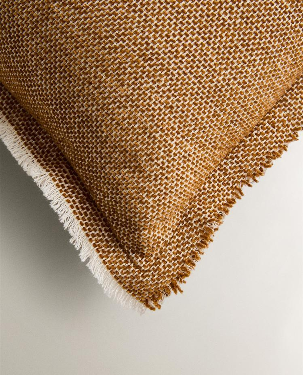 ZARA HOME НАВОЛОЧКА ДЛЯ ДЕКОРАТИВНОЙ ПОДУШКИ, ЖЕЛТО-КОРИЧНЕВЫЙ