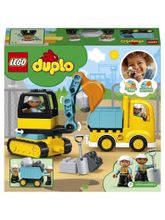 Конструктор LEGO DUPLO Town 10931 Грузовик и гусеничный экскаватор