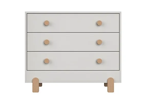 Комод Ellipse Ice-cream 3 ящика Серый