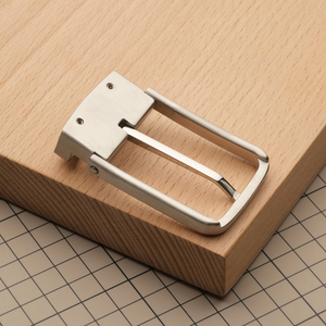 Ременная пряжка из нержавеющей стали, цвет серебро // BTES