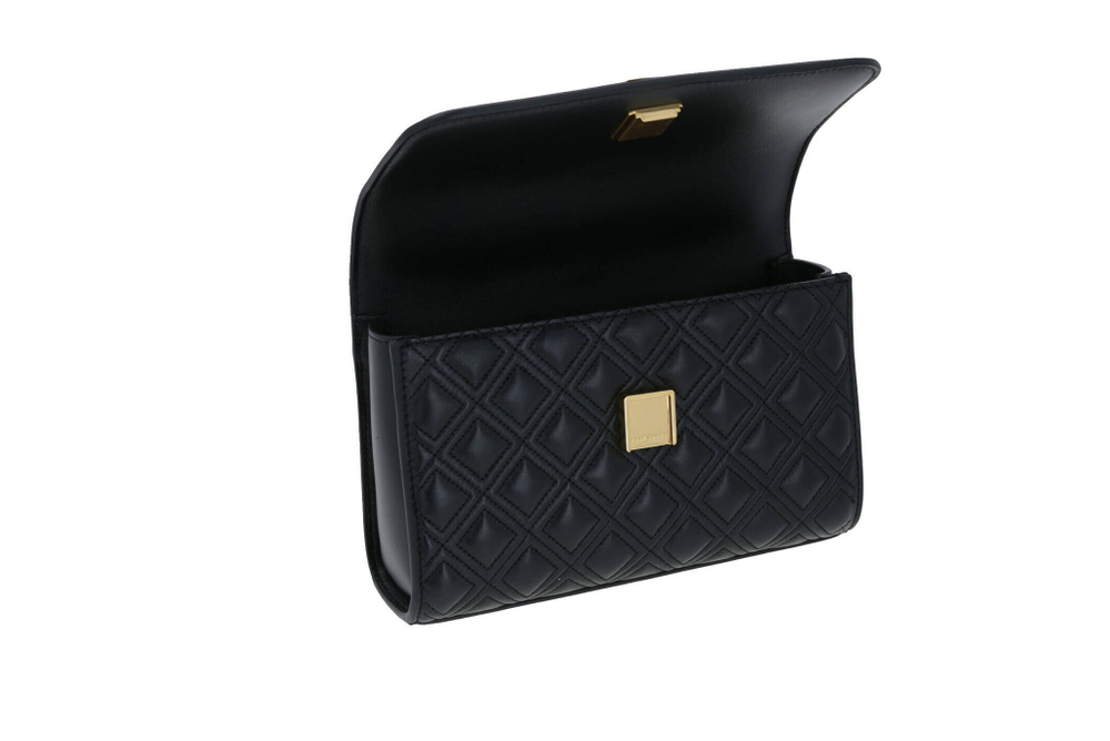 кожаная сумка через плечо fleming TORY BURCH - черный(75576)