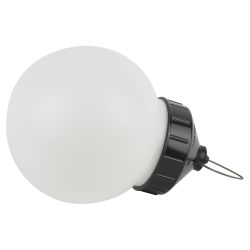 Светильник ЭРА НСП 01-60-003 подвесной Гранат полиэтилен IP44 E27 max 60Вт D150 шар белый | Светильники ЖКХ IP40 и IP44