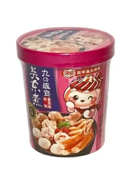 Фунчоза с рыбными шариками и сурими в томатном соусе 160 г