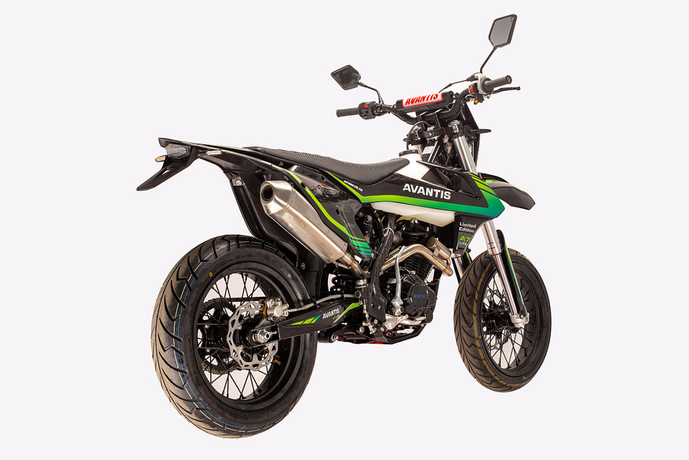 Мотоцикл Avantis A7 NEW Lite Motard (CB250-F/172FMM-3A) KKE (2024) ПТС
