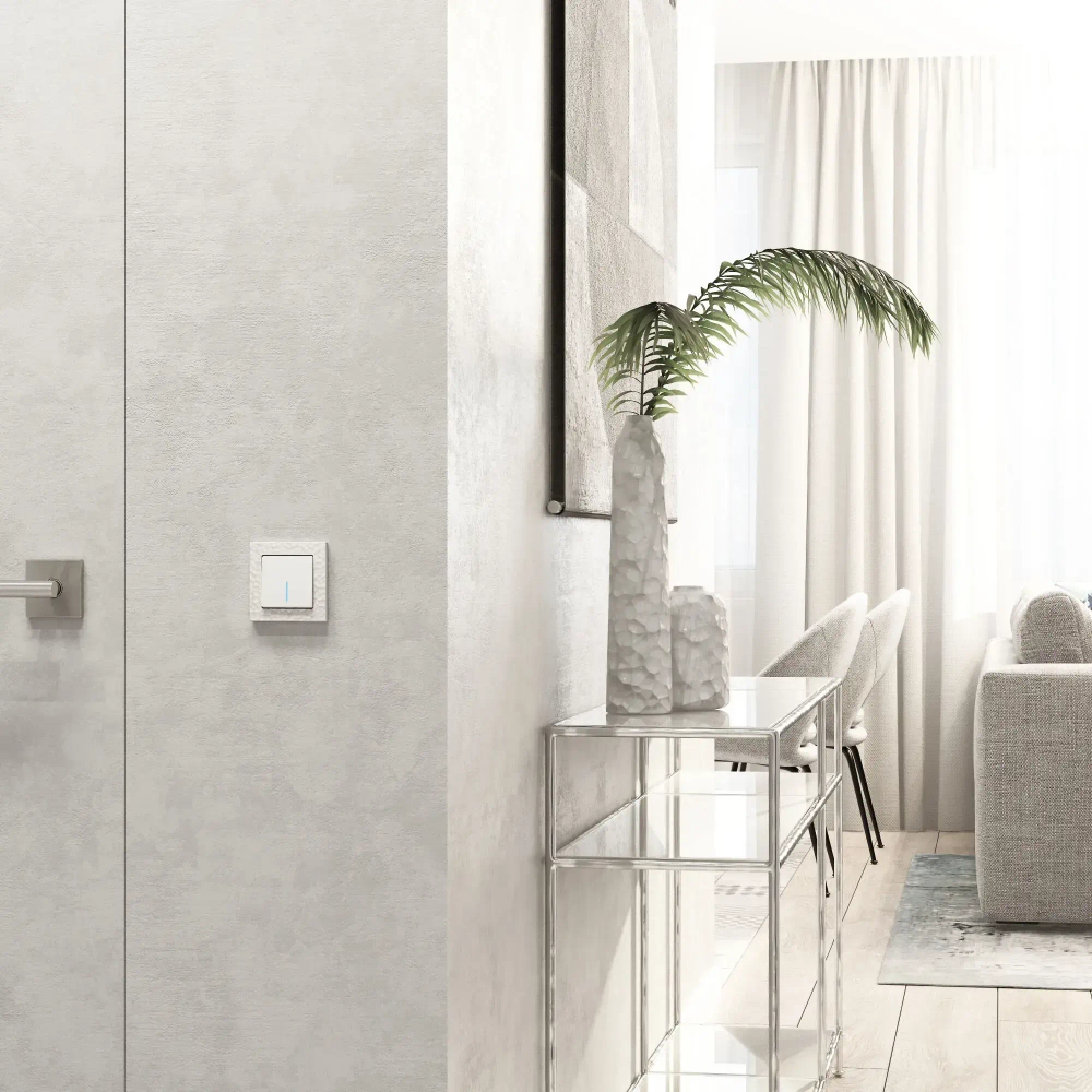 Рамка на 1 пост Hammer (белый) W0012401