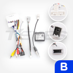 Комплект рамки с разъёмами 9"+can Hyundai Elantra 6 2019-2020 (штатная камера) (B) - Car-Smart 7165B