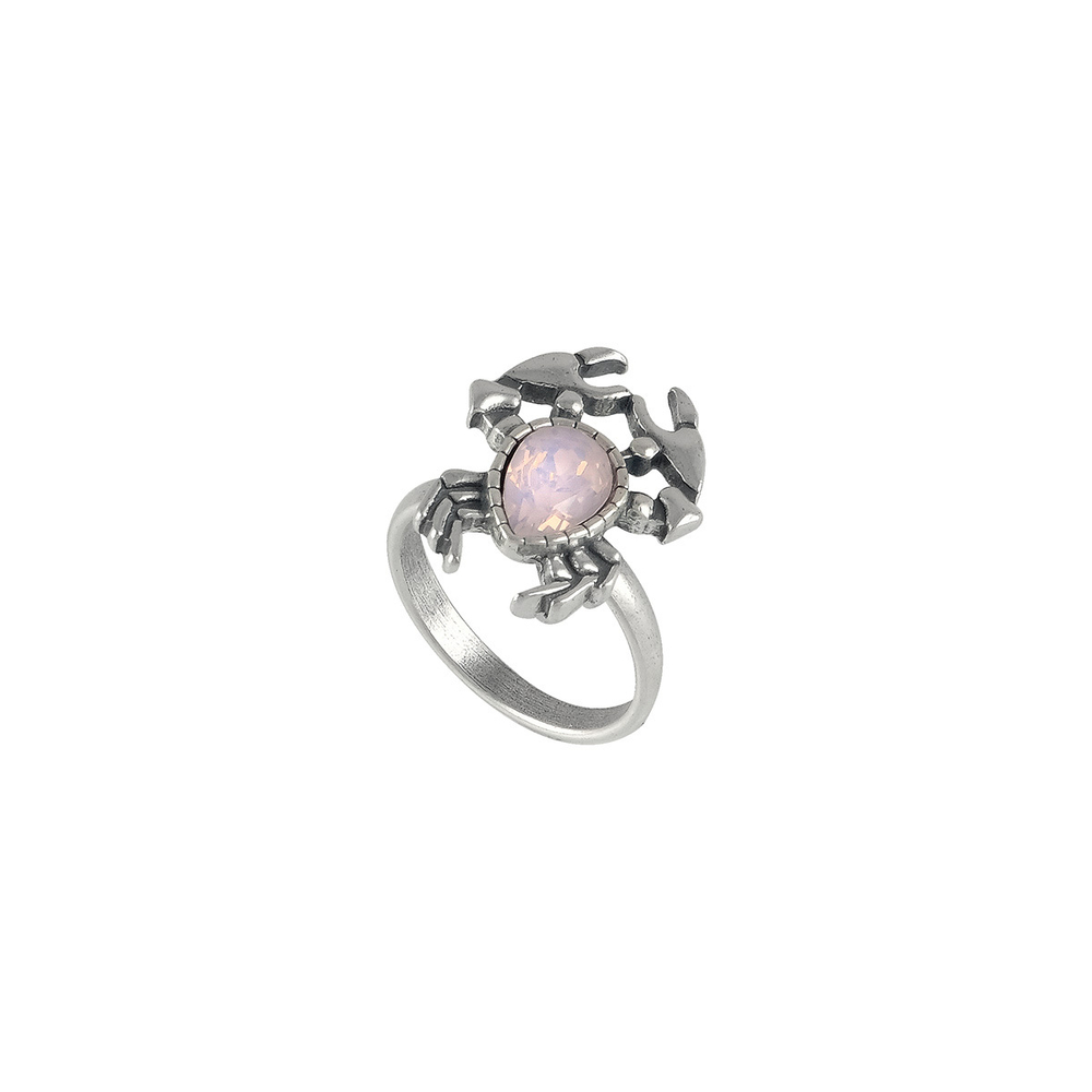 "Крабус" кольцо в серебряном покрытии из коллекции "Кассида" от Jenavi