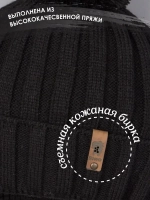 Шапка для мальчика осенняя на завязках