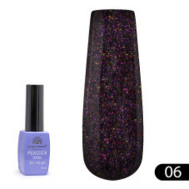 ГЕЛЬ ЛАК PEACOCK 8 МЛ, 06
