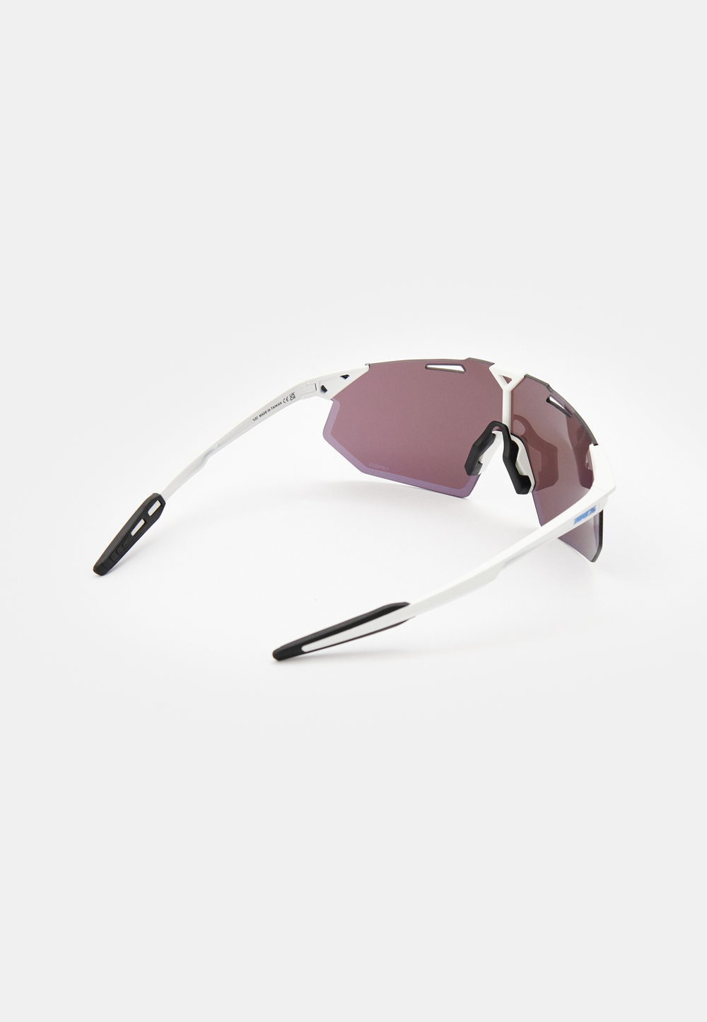 Спортивные очки 100% HYPERCRAFT SQ Soft Tact White - HiPER Blue Mirror Lens