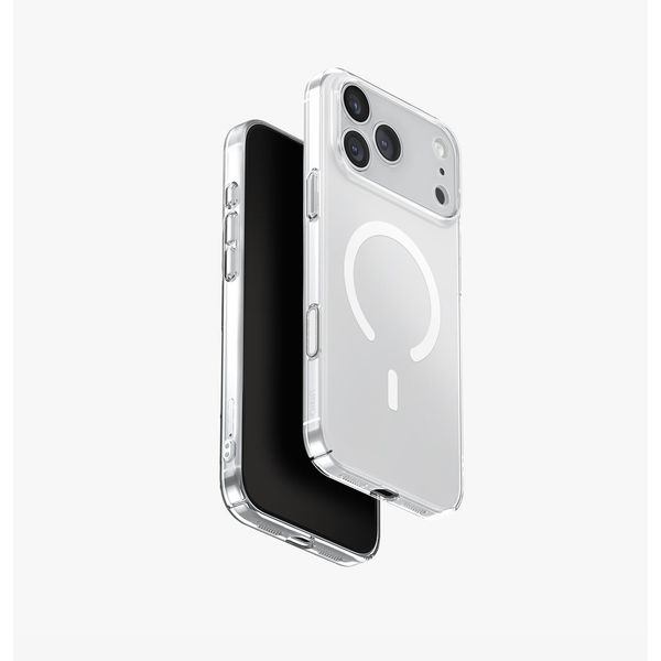 Чехол Uniq AirSuit Case для iPhone 17 Pro Max, Прозрачно-белый | Glossy Clear/White