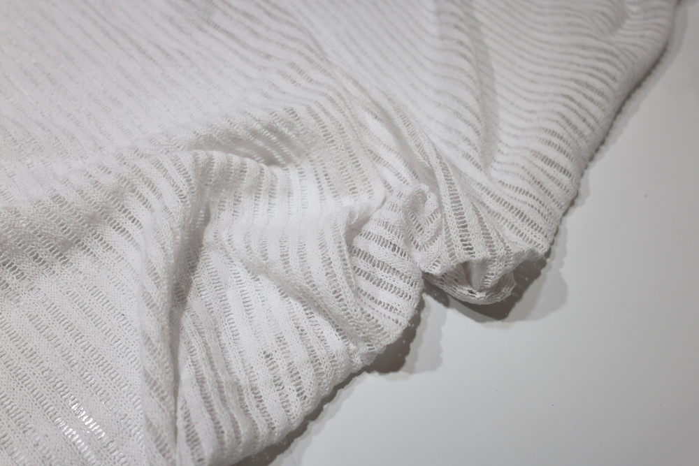 БЕЛЫЙ - Ажурная вязка (ОЗ85 Елена) (к0 ширина 117см)