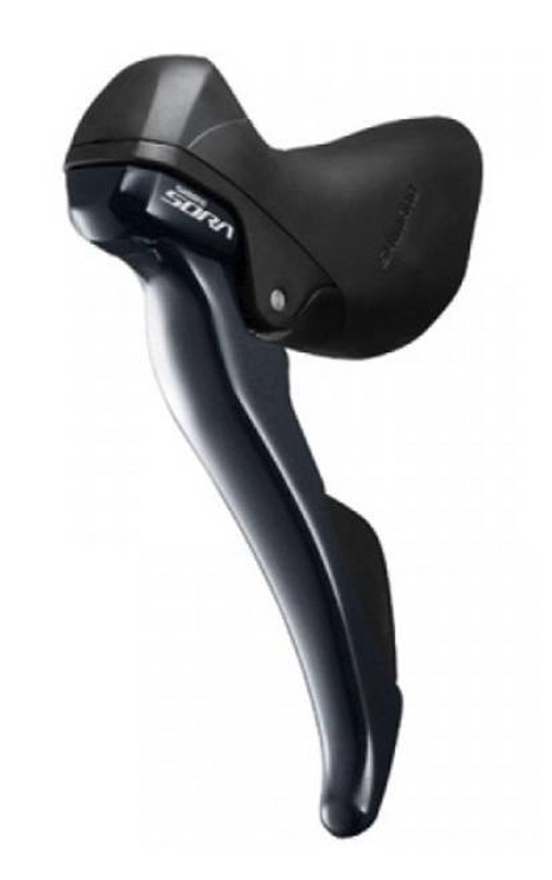 Перекл-ль SORA ASTR3000LIA 2-8075 (ШОССЕ/ROAD) шифт+торм. ручка, 2скорости. ЛЕВАЯ, черная, б/уп SHIMANO