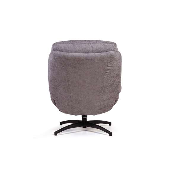 Кресло-качалка с оттоманкой Magnus, серое