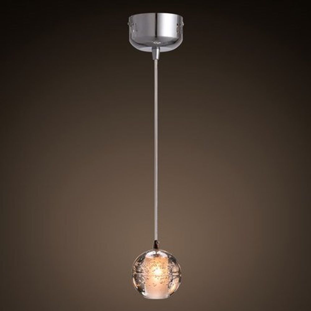Светильник Bocci 14.1 Single Bubbles Led Crystal Glass 1 Ball By Imperiumloft