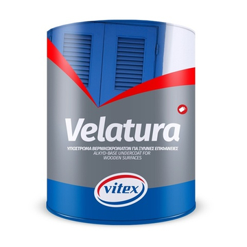 VELATURA - грунтовка для деревянных поверхностей. Идеально подходит для внутренних и наружных поверхностей. Отличная укрывистость и легкость в применении. Хорошо шлифуется.