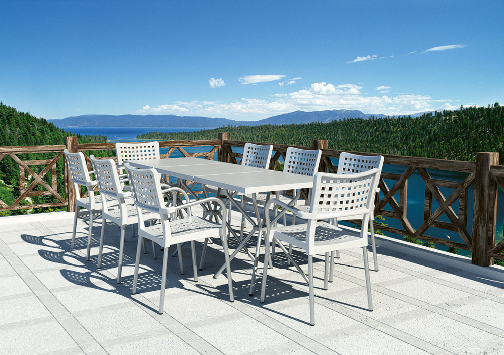 Стол пластиковый Siesta Contract Sortie, белый