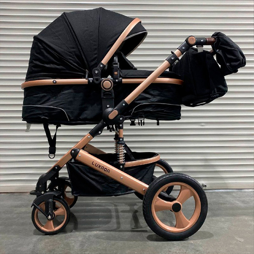 Детская коляска Luxmom 518 2в1 (черный)