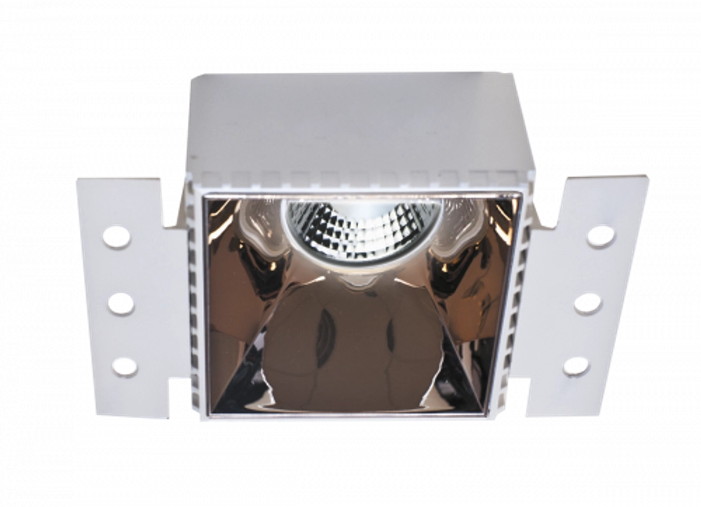 Встраиваемый светодиодный светильник под сменную лампу,   золото