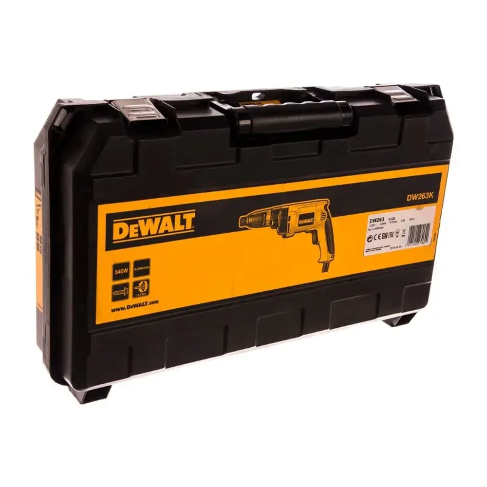 Шуруповерт для самонарезных шурупов DeWalt DW263K, DW263K-QS