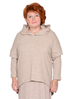 Накидка с капюшоном Морозное утро