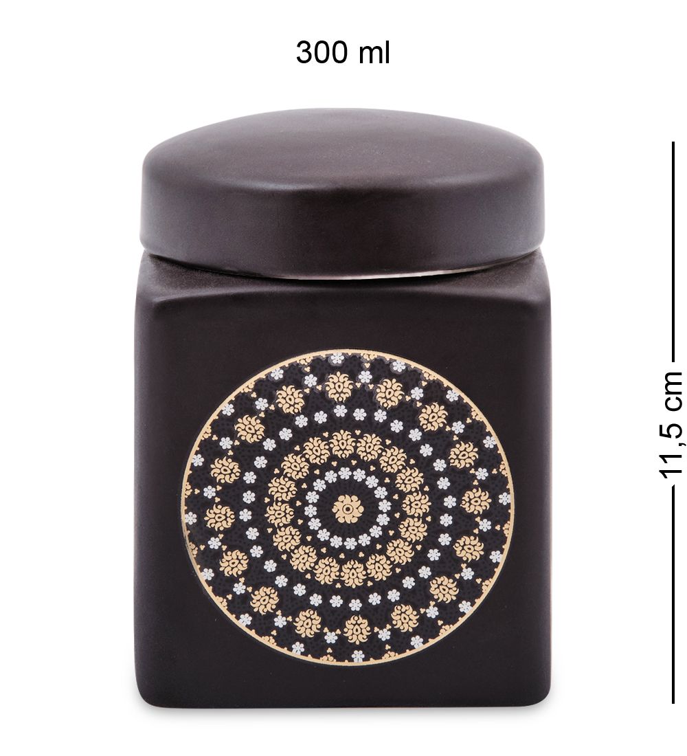 TJ-10/4 Керамическая банка бол. с крышкой