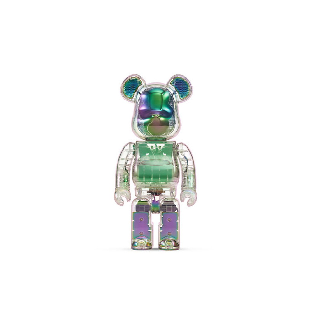 Дизайнерские игрушки BE@RBRICK AUDIO IRIDESCENT 400％ Portable Bluetooth(R) Speaker Crystal Halo/Pearl Mirage/Black Aurora, BE@RBRICK-2409-SW0021