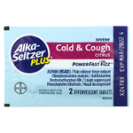 Alka-Seltzer Plus, Power Fast Fizz, от кашля и простуды, для тяжелых форм, цитрусовые, 20 шипучих таблеток