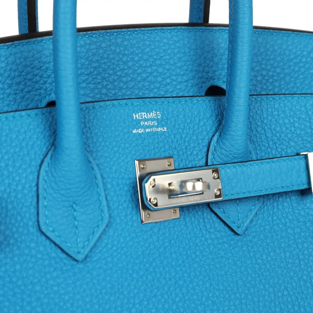 Оригинальная сумка из коллекции A с палладиевой фурнитурой Hermès Birkin