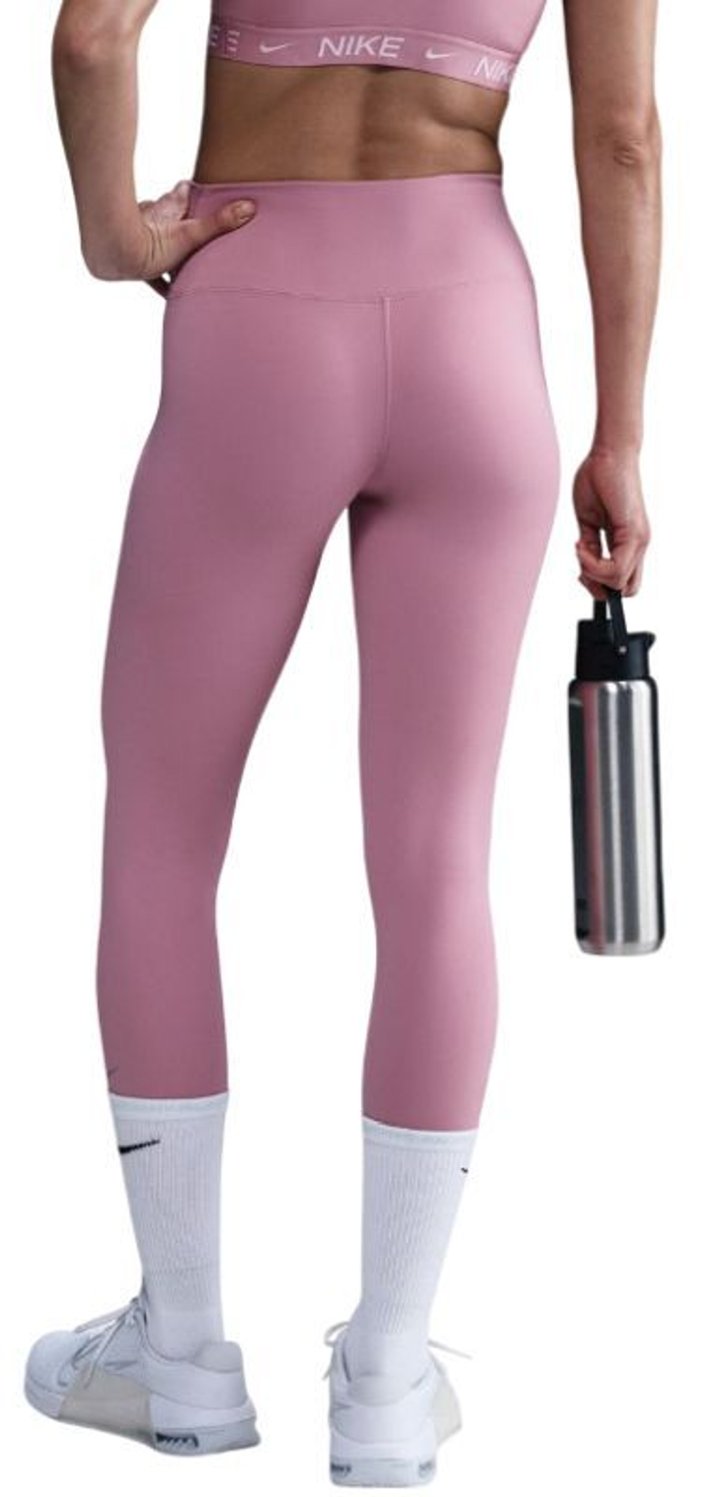 Leginsy Nike One High Waisted Full Length - Розовый