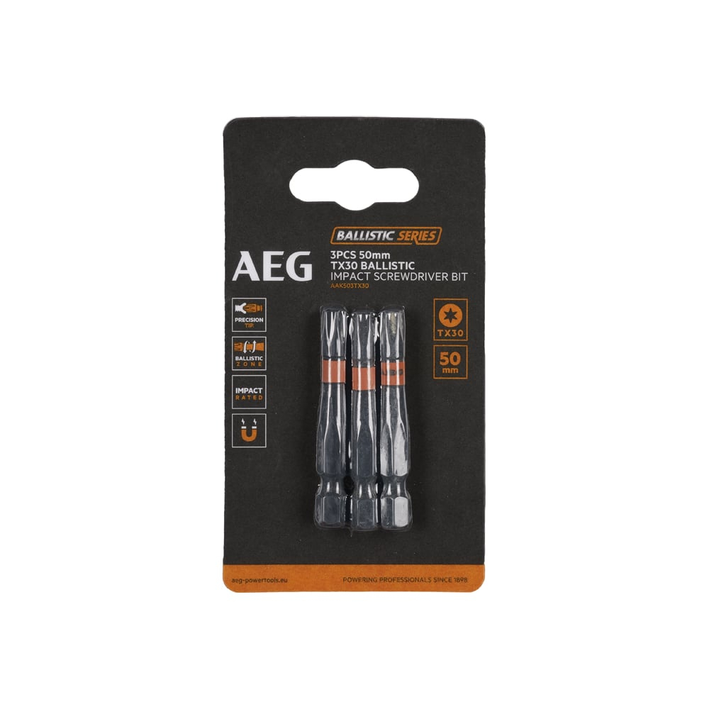 Биты ударные AAK503TX30 (3 шт; TX30; 50 мм) AEG 4932479189