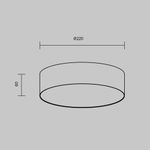 Потолочный светильник Technical C032CL-24W3K-RD-B
