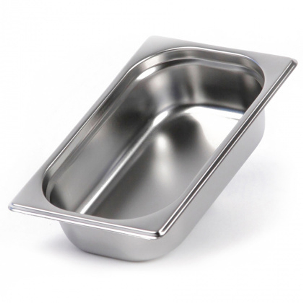 Гастроемкость из нержавеющей стали GN 1/4 265х164х40 мм (39077, га53)