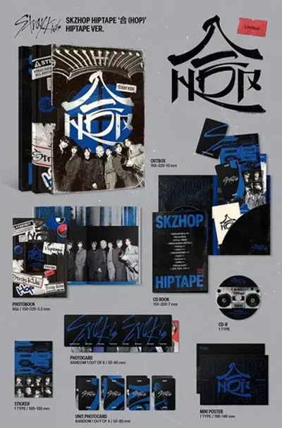 Альбом STRAY KIDS - SKZHOP HIPTAPE HOP [HIPTAPE Limited ver.]