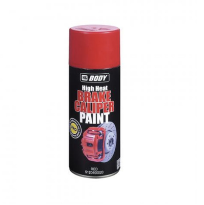 BODY Аэрозольная температуростойкая краска для суппортов (0.4 л) красный