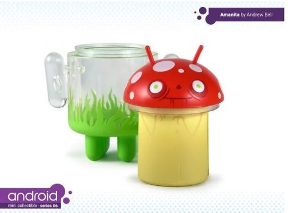 Android mini collectible series 06 робот коллекционный Мухомор  (Amanita)