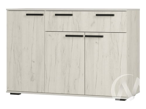 Комод Стандарт-4 NEW (дуб крафт белый)