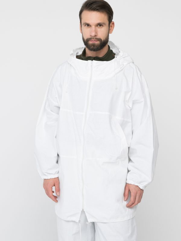 Костюм зимний маскировочный Метель с молнией ткань Бязь цвет Белый